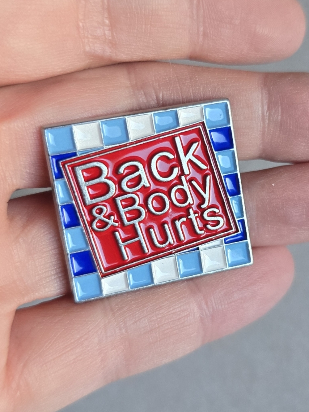 🩵 Back & Body Hurts Pin - Picture 2 of 6
